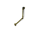 Cable Operated Bath Waste & Overflow - Body Only - Brass with Patented Flexible Overflow Neck (for 12" - 22" Tub Depth)